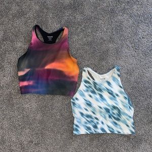 Kids tank tops w/ built in sports bra